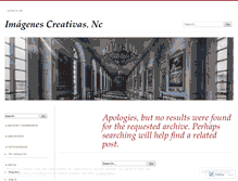 Tablet Screenshot of imagenescreativasnc.wordpress.com