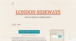 Desktop Screenshot of londonsideways.wordpress.com