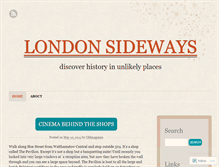 Tablet Screenshot of londonsideways.wordpress.com
