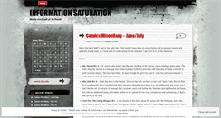 Desktop Screenshot of informationsaturation.wordpress.com