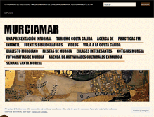 Tablet Screenshot of murciamar.wordpress.com