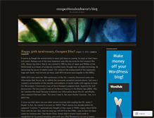 Tablet Screenshot of compositionalendeavor.wordpress.com