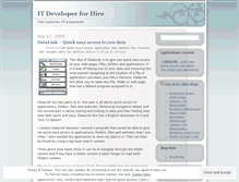 Tablet Screenshot of itdev4hire.wordpress.com