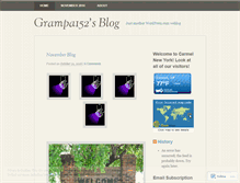 Tablet Screenshot of grampa152.wordpress.com