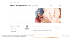 Desktop Screenshot of lucasrdiaz.wordpress.com