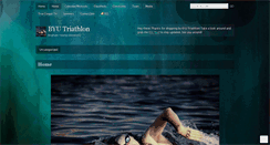 Desktop Screenshot of byutriathlon.wordpress.com