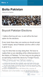 Mobile Screenshot of boltapakistan.wordpress.com