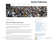 Tablet Screenshot of boltapakistan.wordpress.com