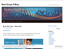 Tablet Screenshot of bestsongs9.wordpress.com