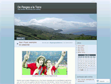 Tablet Screenshot of depangeaalaterra.wordpress.com