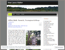 Tablet Screenshot of newlancswalker.wordpress.com