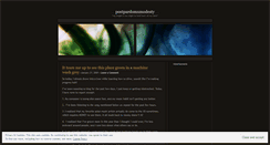 Desktop Screenshot of postpardomxmodesty.wordpress.com