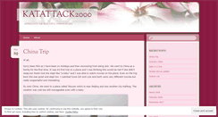 Desktop Screenshot of katattack2000.wordpress.com