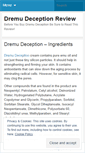Mobile Screenshot of dremudeception.wordpress.com