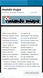 Mobile Screenshot of mundomupa.wordpress.com