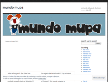 Tablet Screenshot of mundomupa.wordpress.com