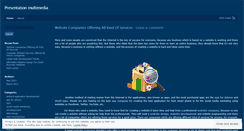 Desktop Screenshot of presentationmultimediaa.wordpress.com