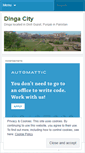 Mobile Screenshot of dingacity.wordpress.com