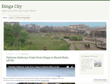 Tablet Screenshot of dingacity.wordpress.com