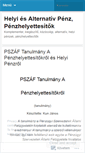 Mobile Screenshot of helyipenz.wordpress.com