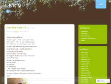Tablet Screenshot of lbrn.wordpress.com