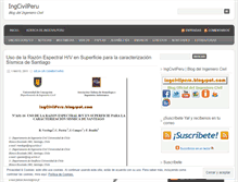 Tablet Screenshot of ingcivilperu.wordpress.com