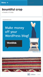 Mobile Screenshot of bountifulcrop.wordpress.com