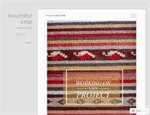Tablet Screenshot of bountifulcrop.wordpress.com
