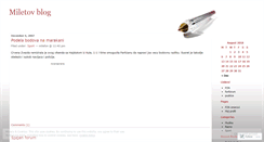 Desktop Screenshot of milefon.wordpress.com