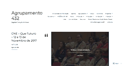 Desktop Screenshot of agrupamento432.wordpress.com