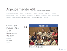 Tablet Screenshot of agrupamento432.wordpress.com