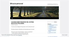 Desktop Screenshot of eficaciapersonal.wordpress.com