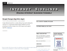 Tablet Screenshot of internetsideline.wordpress.com