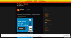 Desktop Screenshot of ninjasofcanews.wordpress.com