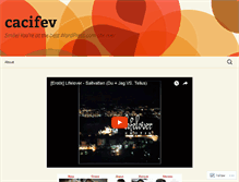 Tablet Screenshot of cacifev.wordpress.com
