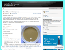 Tablet Screenshot of mydukandietquest.wordpress.com