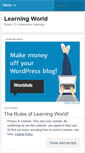 Mobile Screenshot of learningworld11.wordpress.com
