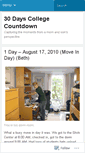 Mobile Screenshot of 30dayscollegecountdown.wordpress.com