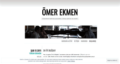 Desktop Screenshot of omerekmen.wordpress.com