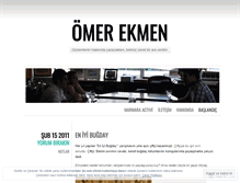 Tablet Screenshot of omerekmen.wordpress.com