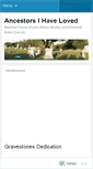 Mobile Screenshot of ancestorsloved.wordpress.com