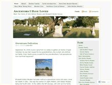 Tablet Screenshot of ancestorsloved.wordpress.com