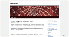 Desktop Screenshot of debtscams.wordpress.com