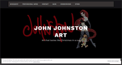 Desktop Screenshot of johnjohnstonart.wordpress.com