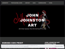 Tablet Screenshot of johnjohnstonart.wordpress.com