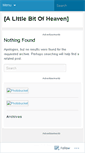 Mobile Screenshot of alittlebitofheaven.wordpress.com