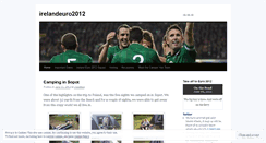 Desktop Screenshot of irelandeuro2012.wordpress.com