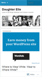 Mobile Screenshot of daughterelle.wordpress.com