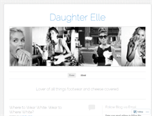 Tablet Screenshot of daughterelle.wordpress.com