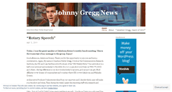 Desktop Screenshot of johnnygreggnews.wordpress.com